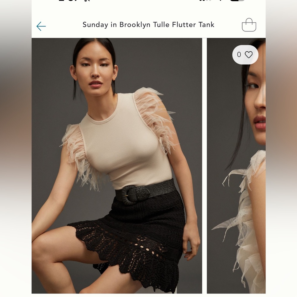 Anthropology flutter tank